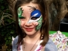 Peacock Face Painting 